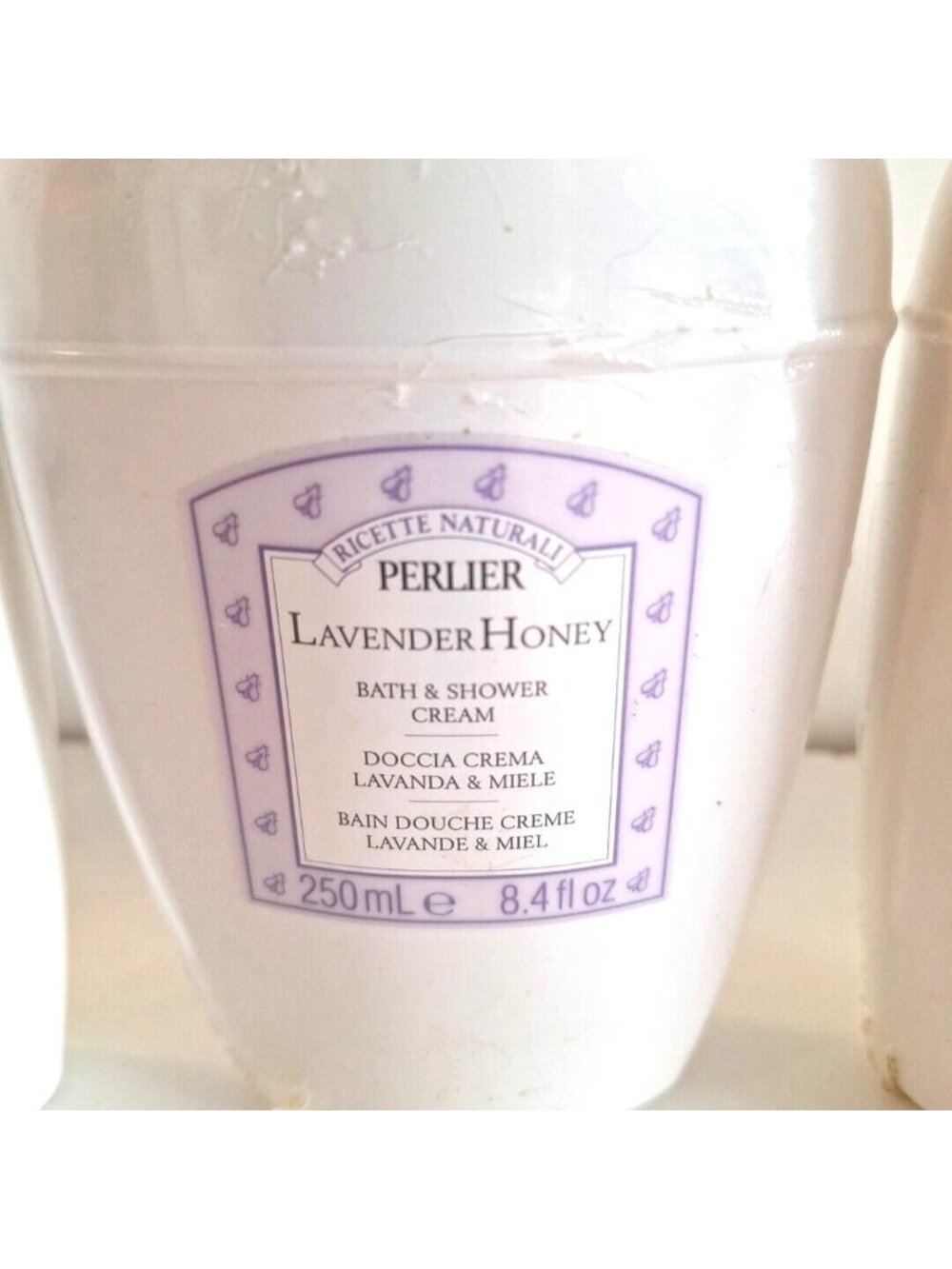 Lavender Honey Bath & Shower Cream Perlier 250mL 8.4 fl oz Made In Italy - Picture 2 of 6